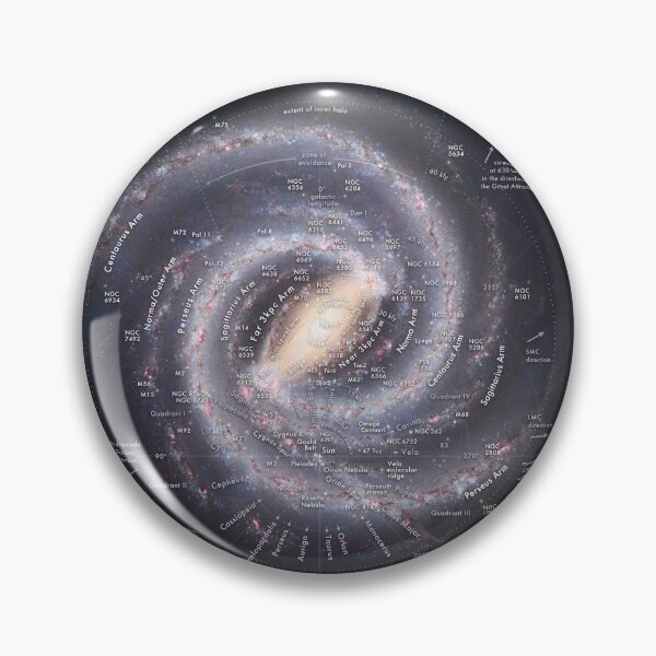 Item preview, **ENGLISH** Milky Way Galaxy Map HD (recommended) designed and sold by Pablo Carlos Budassi.