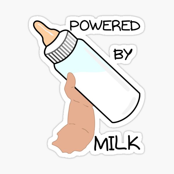 Item preview, Powered by Milk designed and sold by Owlies-Barn.