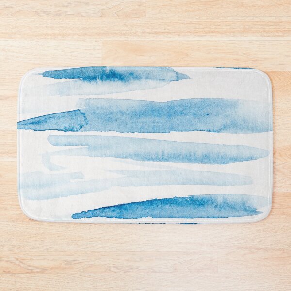 Item preview, blue stripes, watercolor designed and sold by Artgaus1.