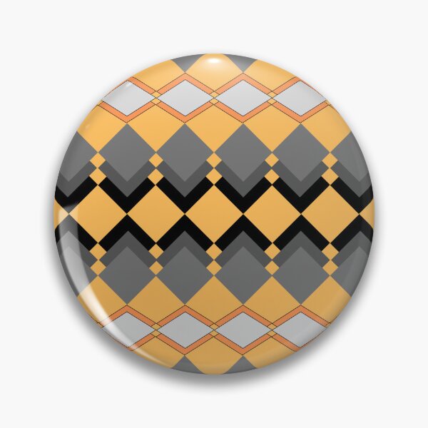 Item preview, Diamond Frenzy, diamond shape, gray, black, orange, pattern, aesthetic, original design, unique designed and sold by Ellecher23.