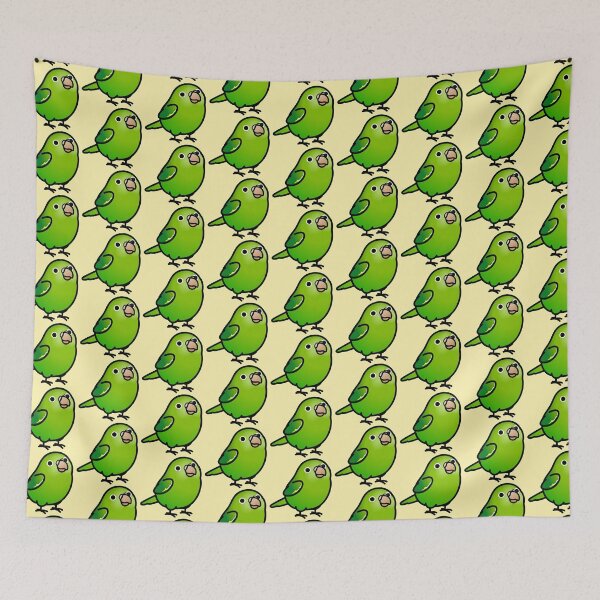 Item preview, Chubby White-winged Parakeet designed and sold by birdhism.