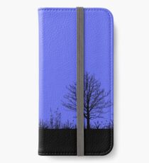 Vinilo o funda para iPhone Paisaje nocturno en azul