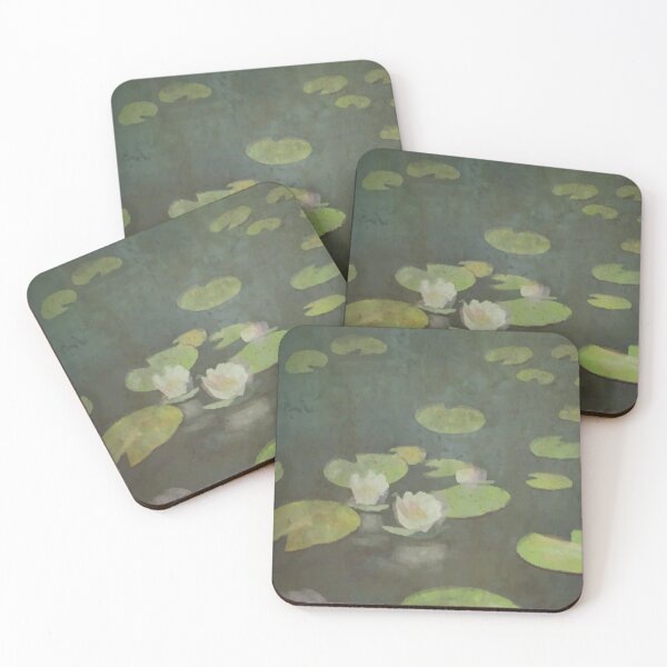 Item preview, Water Lilies - Fallout Painting designed and sold by SmirkingDesigns.
