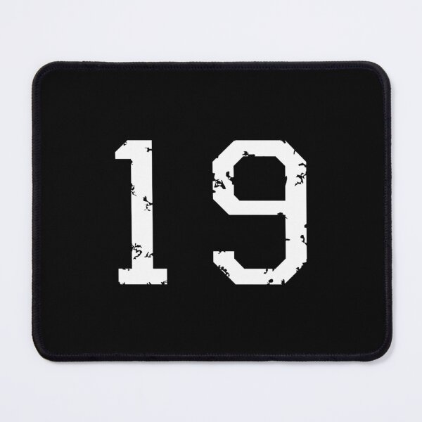 Item preview, Number Nineteen No 19 (Two-Color) White Sticker designed and sold by ABombstore.