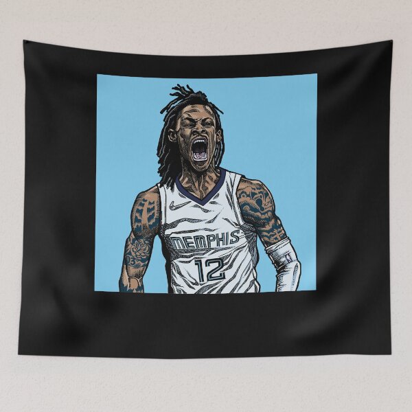 Item preview, Ja Morant shouting designed and sold by Derrickutton.