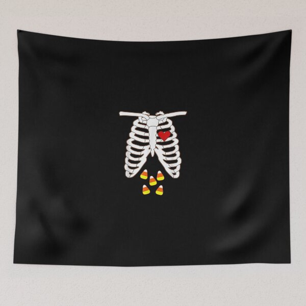 Item preview, Funny Candy Corn Skeleton X-Ray Halloween Costume designed and sold by ClairLuther571.