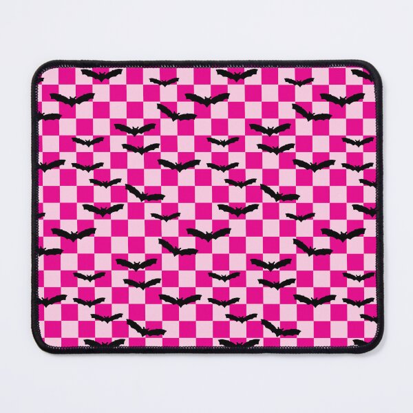 Item preview, Checkerboard Halloween Bats in Hot Pink designed and sold by KathrinLegg.