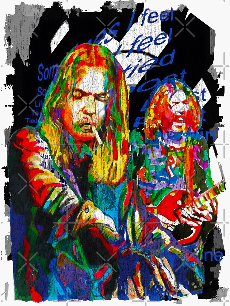 "Gregg Allman Vintage" Sticker for Sale by Firlianisya | Redbubble