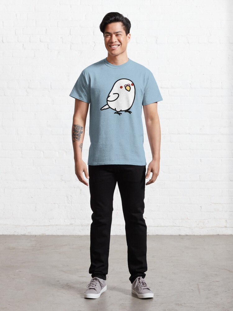Alternate view of Chubby White Albino Budgie Classic T-Shirt