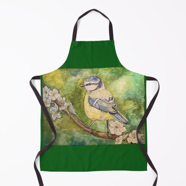 Item preview, Original artwork by Sara Campbell, painting of Bluetit bird  designed and sold by saracampbellart.