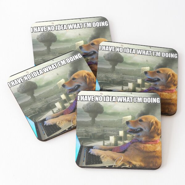 Item preview, HD I Have No Idea What I'm Doing Computer Dog Pandemic Meme designed and sold by fomodesigns.