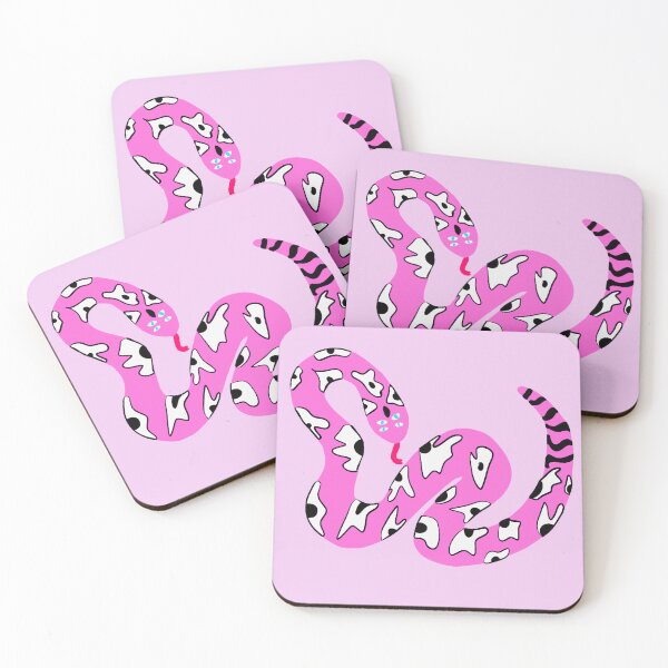 Artikelvorschau, Rosa modisches Schlangen-Design entworfen und verkauft von theprintedclub.