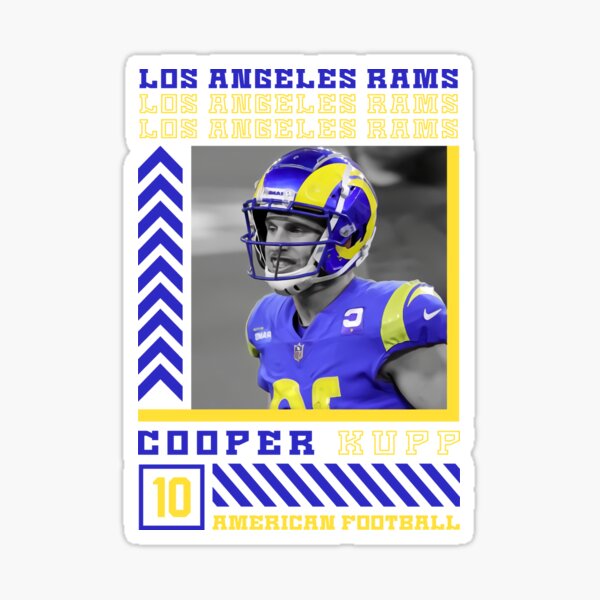 Los Angeles Rams: Cooper Kupp 2022 Catch - NFL Removable Adhesive Wall Decal XL