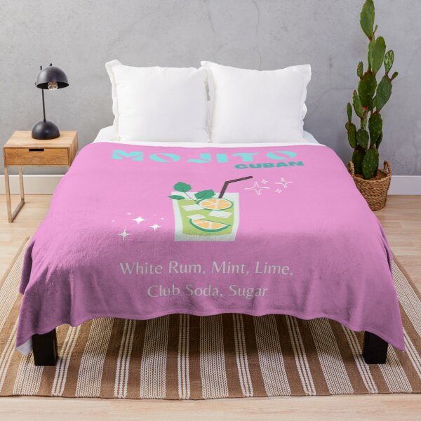 Item preview, Mojito, Cocktail, Drinks, Cocktail Art, Colorful Cocktail, Preppy, Pink, Turquoise designed and sold by Magic Love Art Print.