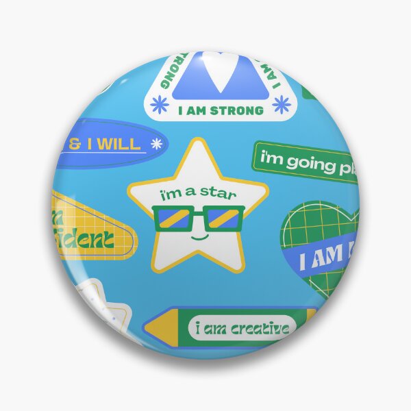 Item preview, Positive Daily Affirmations - Playful Colors designed and sold by SalxSal.