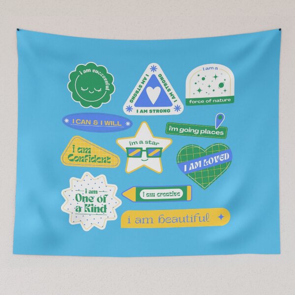 Item preview, Positive Daily Affirmations - Playful Colors designed and sold by SalxSal.