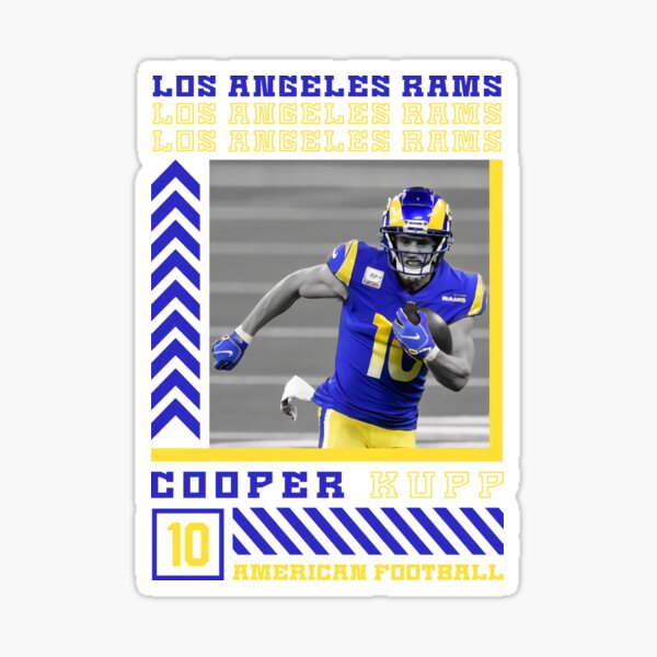 johnnystackart Cooper Kupp Jersey Shirt Sticker