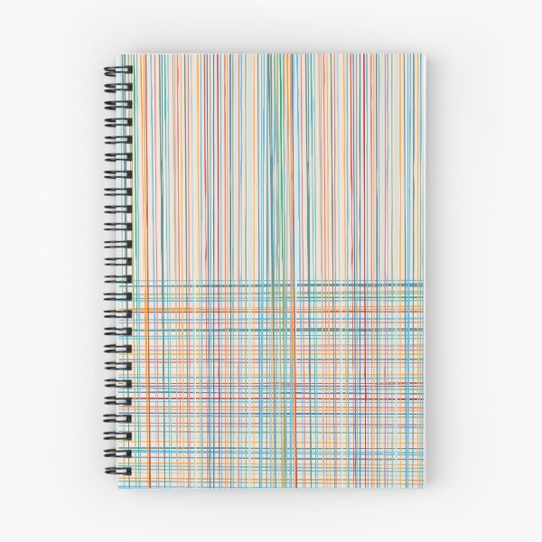 Item preview, Weft and Warp Multicolored Thin Lines Textile Pattern designed and sold by Anna Lemos.