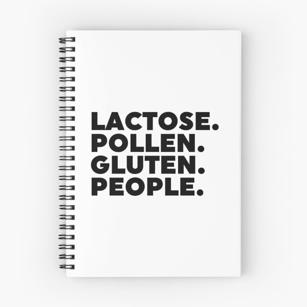 Item preview, Lactose. Pollen. Gluten. People. designed and sold by ZoollGraphics.