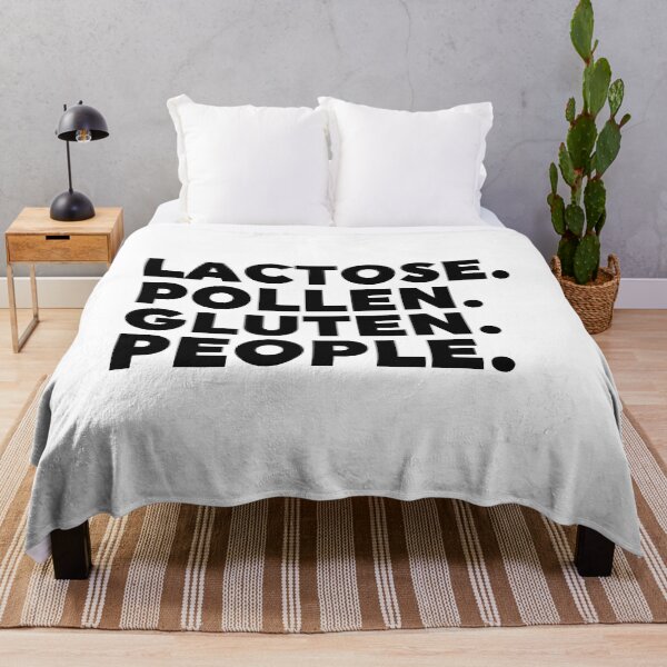Item preview, Lactose. Pollen. Gluten. People. designed and sold by ZoollGraphics.