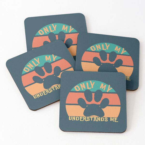Item preview, Only my dog understands me Retro Sunset Dog Lover Owner Gift designed and sold by mayamay0.