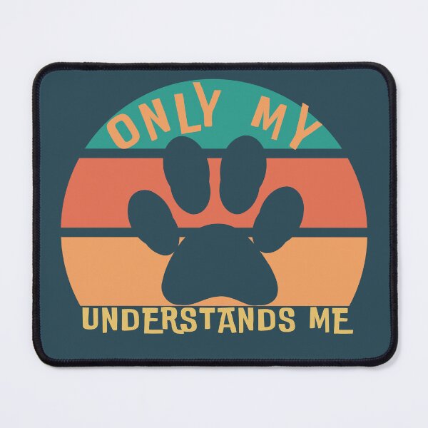 Item preview, Only my dog understands me Retro Sunset Dog Lover Owner Gift designed and sold by mayamay0.