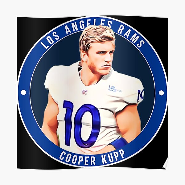 Cooper Kupp Los Angeles Rams Football Sports Poster Print Wall Art