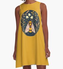 Vestido acampanado Cosechadora de oro