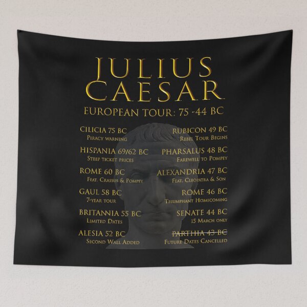 Item preview, Julius Caesar European Tour  designed and sold by WillieJea45.