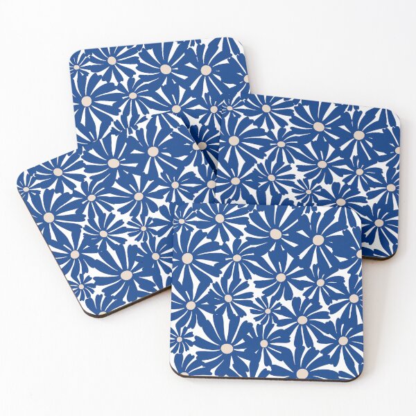 Item preview, Blue Art Fab Floral designed and sold by meggydesigns.