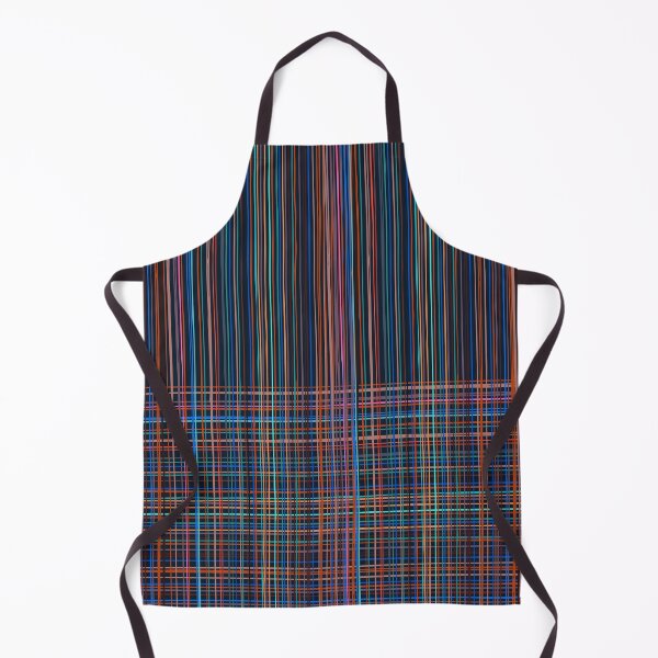 Item preview, Weft and Warp Multicolored Thin Lines Textile Pattern Blue designed and sold by Anna Lemos.
