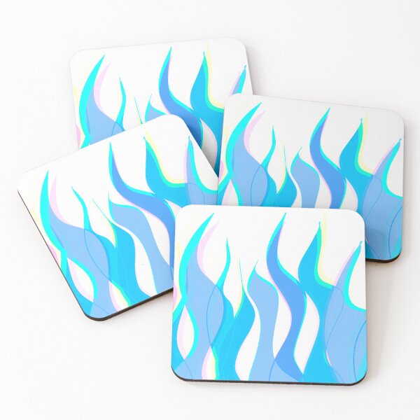 Item preview, Blue Multicolor Flames designed and sold by theprintedclub.