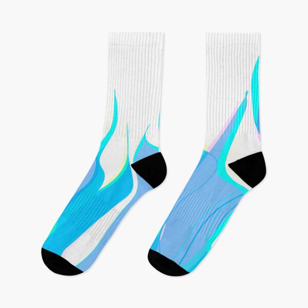 Item preview, Blue Multicolor Flames designed and sold by theprintedclub.