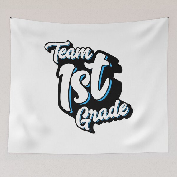 Item preview, Team 1st First Grade - Back To School – Blue designed and sold by augenpulver.