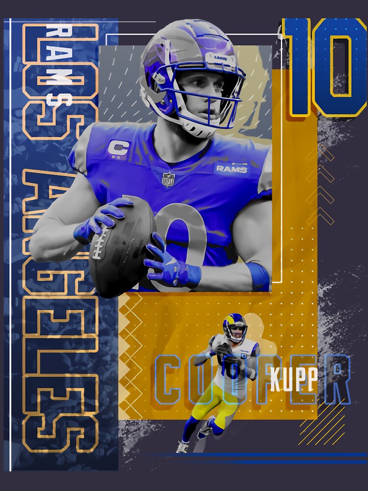 : Cooper Kupp #10 LA Los Angeles Football T-Shirt Cotton