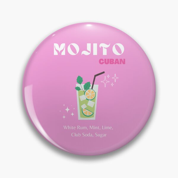 Item preview, Mojito, Cocktail, Drinks, Cocktail Art, Pink Cocktail, Preppy, Preppy Room, Pink designed and sold by Magic Love Art Print.