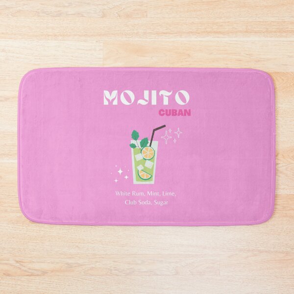 Item preview, Mojito, Cocktail, Drinks, Cocktail Art, Pink Cocktail, Preppy, Preppy Room, Pink designed and sold by Magic Love Art Print.