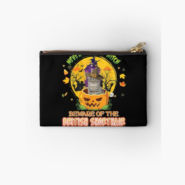 Item preview, Never Mind The Witch Beware Of British Shorthair Cat Hallowe  designed and sold by andrewbashfordb.