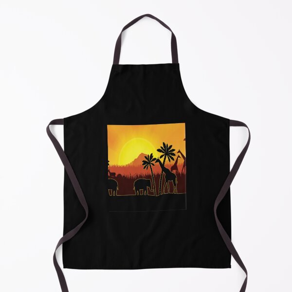 Item preview, Women Afro And Animal Black Woman Yellow Sunset Landscape designed and sold by TorstenHaase.