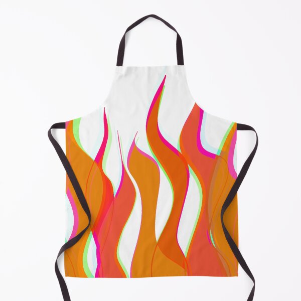 Item preview, Dark Autumn Tones Flames Pattern designed and sold by theprintedclub.