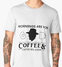 Stranger Things - Mornings Are For Coffee & Contemplation Men's Premium T-Shirt