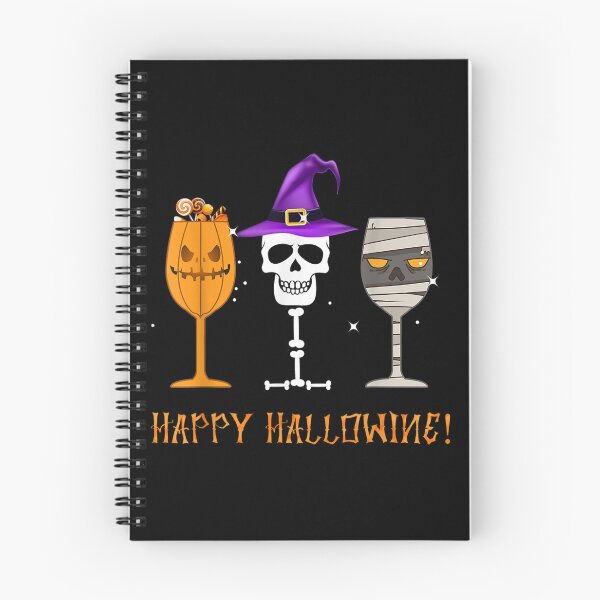 Item preview, Happy Hallowine Funny Halloween Alcohol Wine Gifts T- designed and sold by ClairLuther571.