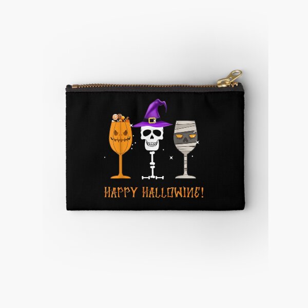 Item preview, Happy Hallowine Funny Halloween Alcohol Wine Gifts T- designed and sold by ClairLuther571.