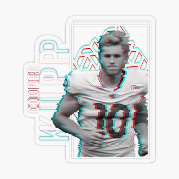 Football Cooper Kupp Glitch Effect/Best Seller Designs For Men