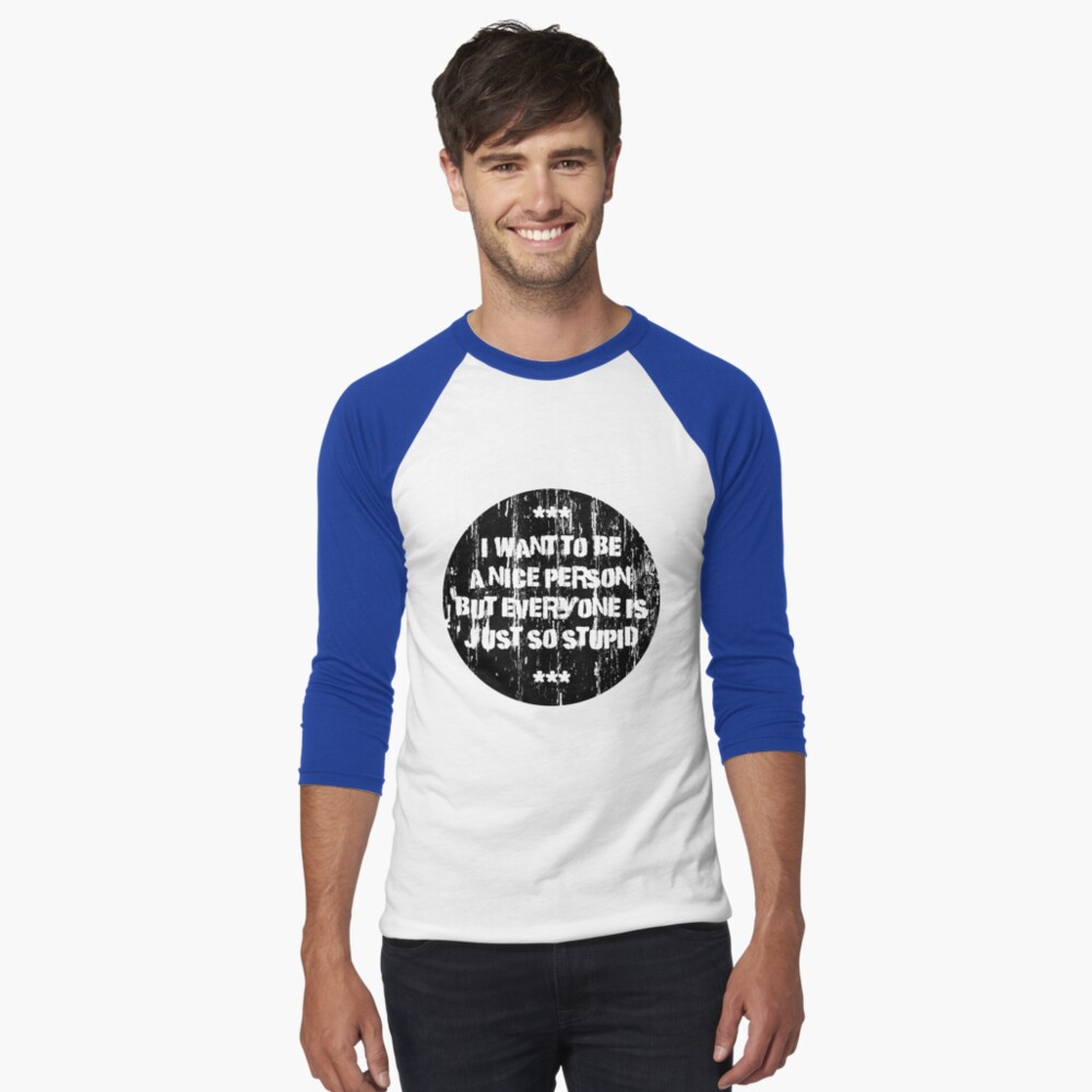 Artikel-Vorschau von Baseballshirt mit 3/4-Arm, designt und verkauft von dynamitfrosch.