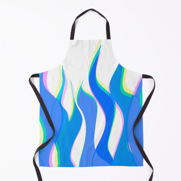 Item preview, Dark Blue Multicolor Flames Pattern designed and sold by theprintedclub.