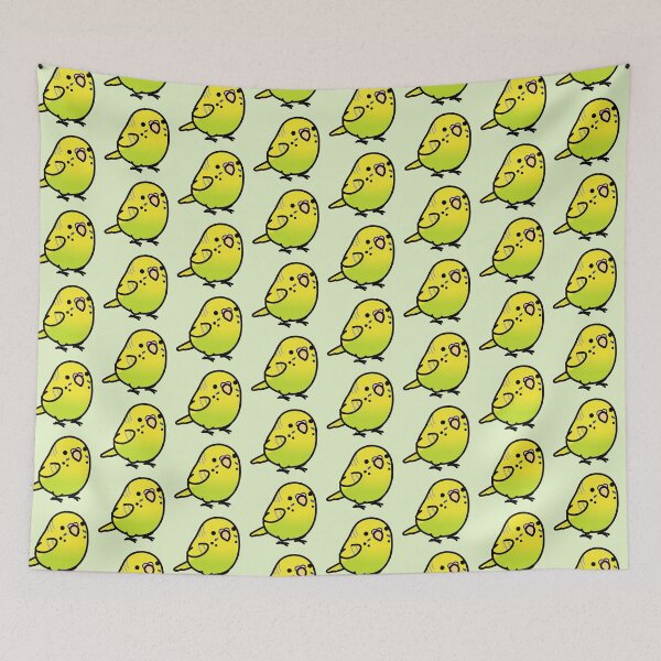 Item preview, Chubby Light Green Opaline Budgie designed and sold by birdhism.