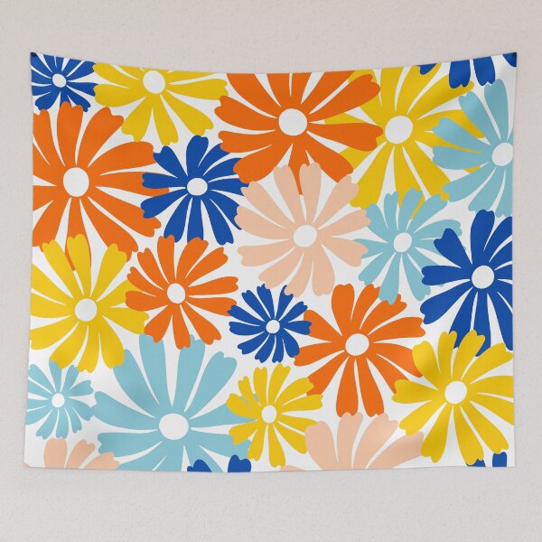 Item preview, Fab Floral Colorful Print designed and sold by meggydesigns.