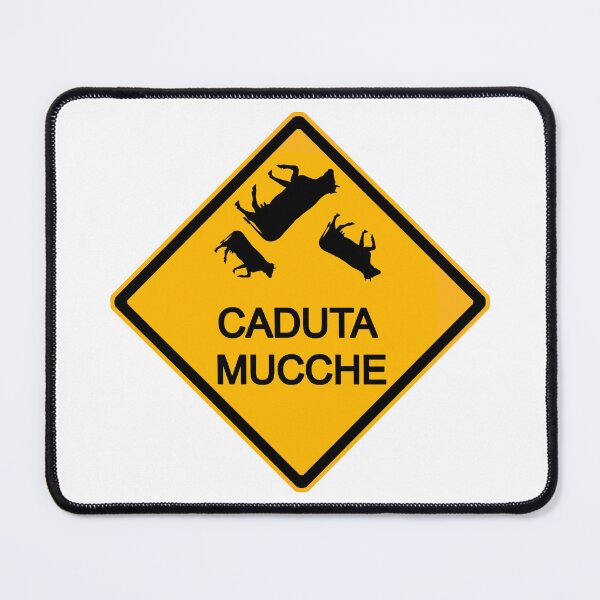 Item preview, Italian Humor - CADUTA MUCCHE T-Shirt designed and sold by Luciusinfabula.