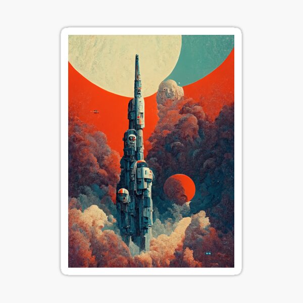 Item preview, The Space Race designed and sold by BasajaunStudio.
